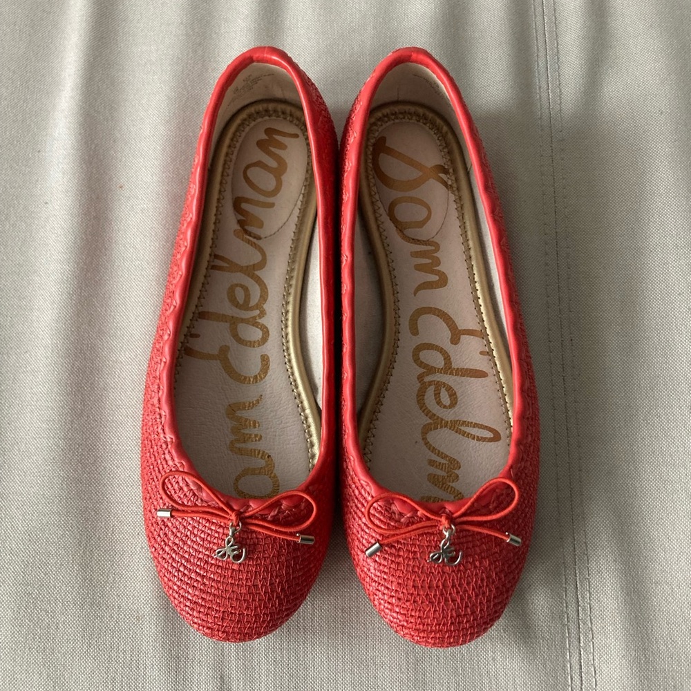 Sam Edelman Red Flats